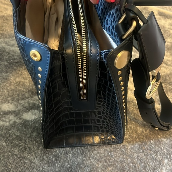 Radley London Croc Large Tote in Navy - Picture 12 of 14